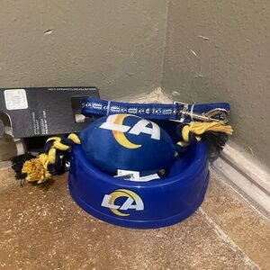 Bundle of NFL LA Rams Dog Set
